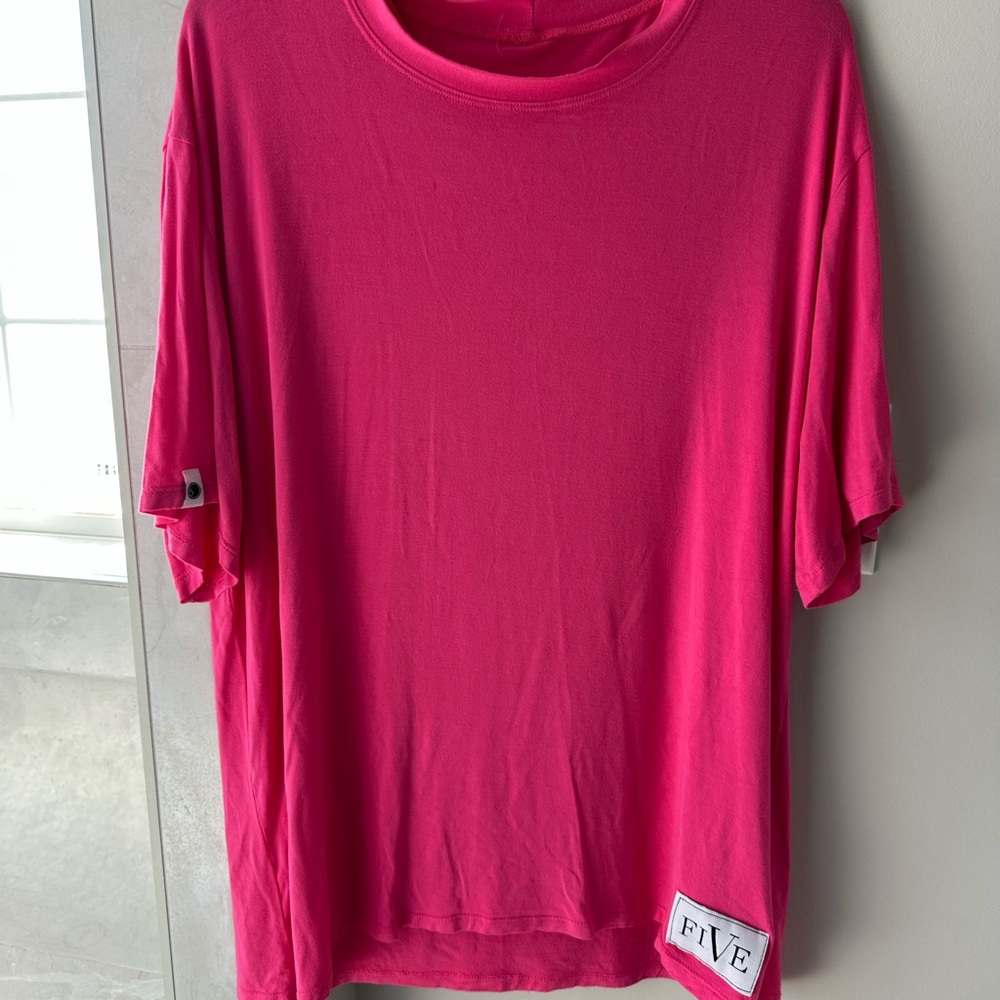 FIVE Danceware Oversized Pink T-Shirt
